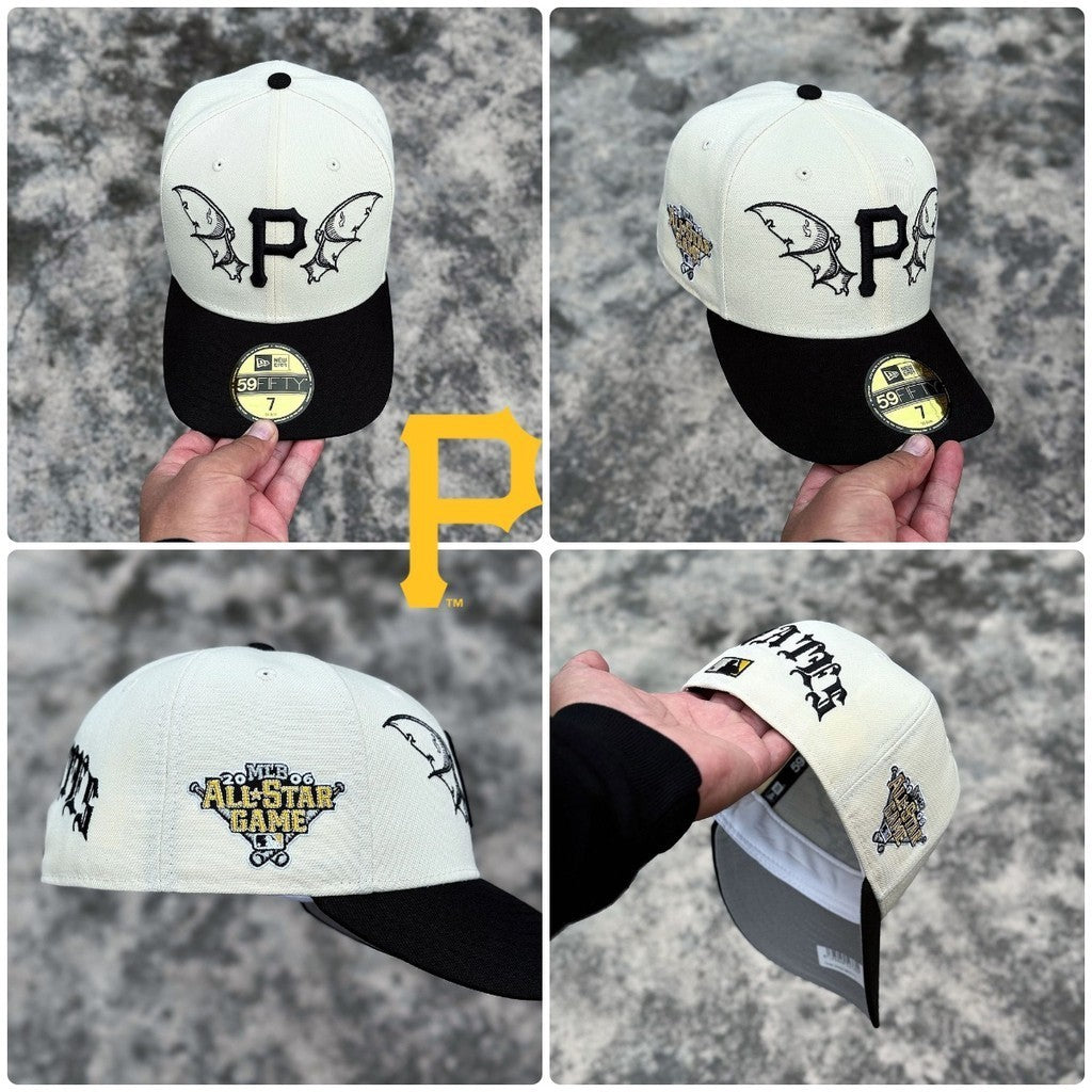 New Era Pittsburgh Pirates "Team Wings" 59FIFTY fitted hat featuring a distinctive bat-winged logo