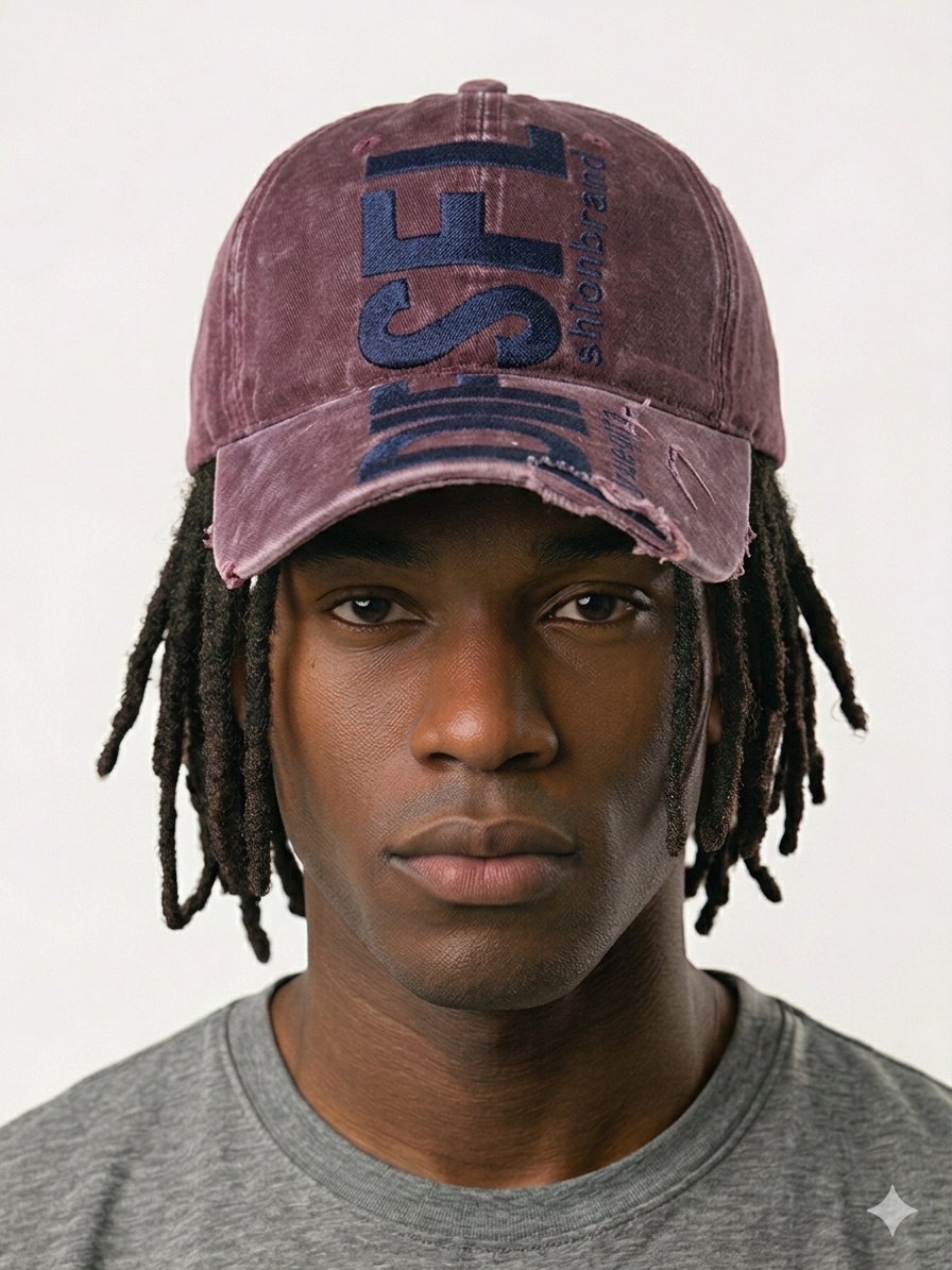 Vintage distress cap