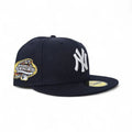 New Era 59FIFTY fitted hat features a navy crown and a 2003 World Series side patch.