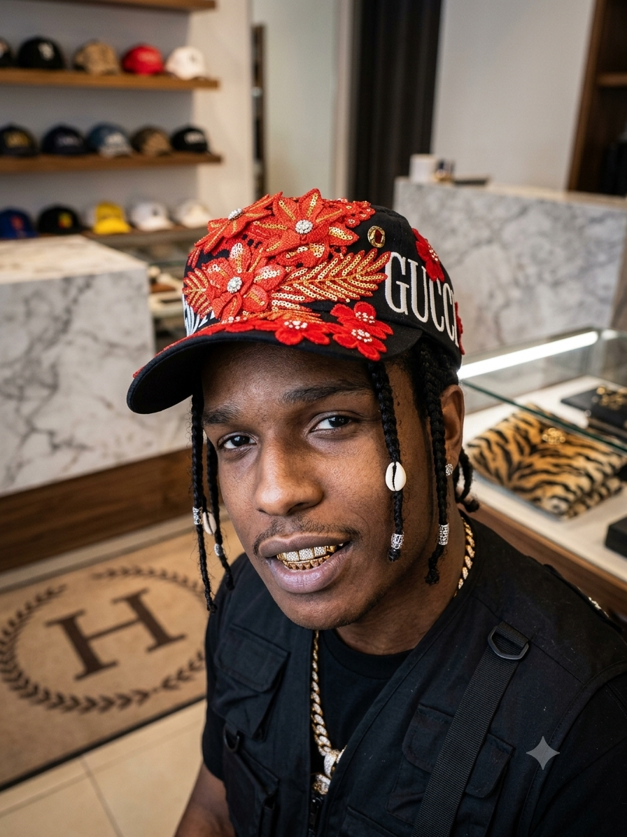 Vintage fashion kills customized cap