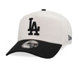 New Era Los Angeles Dodgers 9Forty A-Frame cap features a white crown and a black visor.