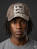 Vintage distress cap