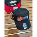 '47 Brand MVP adjustable hat featuring a colorful, embroidered "Miami" graphic on the front.