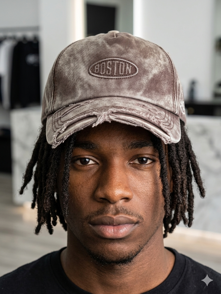 Vintage distress cap