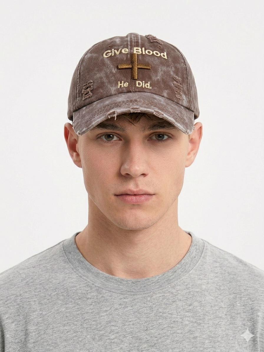 Vintage distress cap