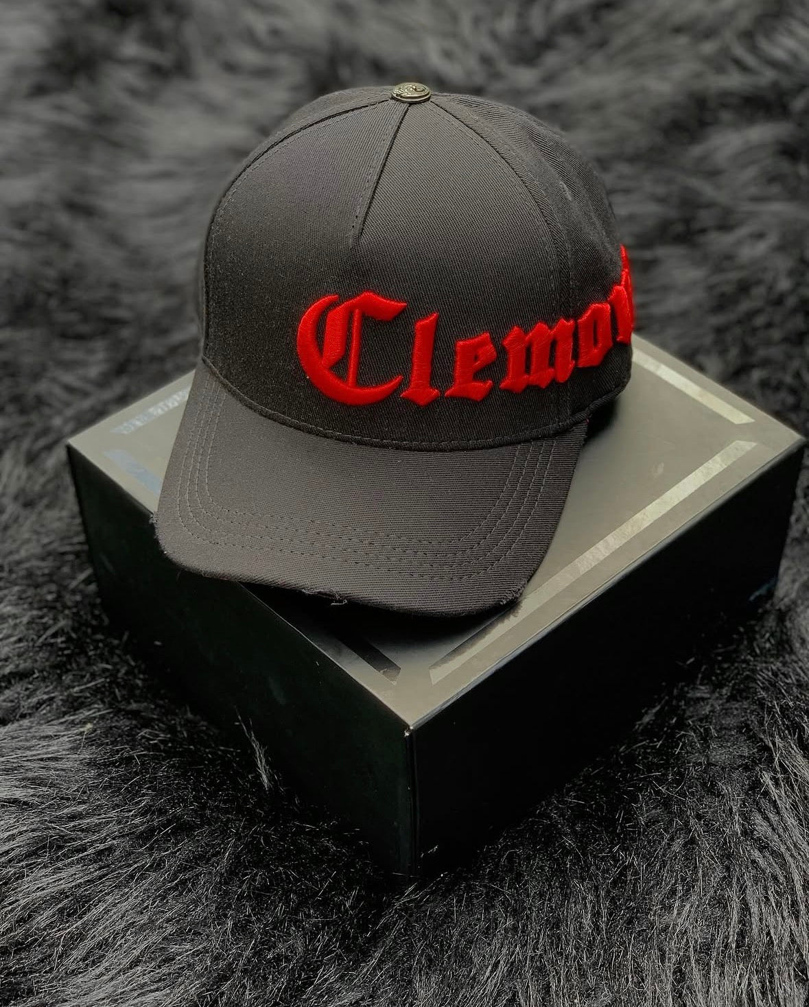 red embroidery from the brand Clemon