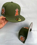 New Era Los Angeles Angels Olive 2002 World Series 59FIFTY fitted ha