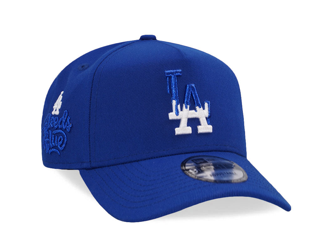 NEW ERA LOS ANGELES DODGERS BLUE BLEEDS BLUE PRIME EDITION 9FORTY A FRAME SNAPBACK HAT
