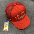 orange Corteiz 5 Starz Alcatraz trucker cap