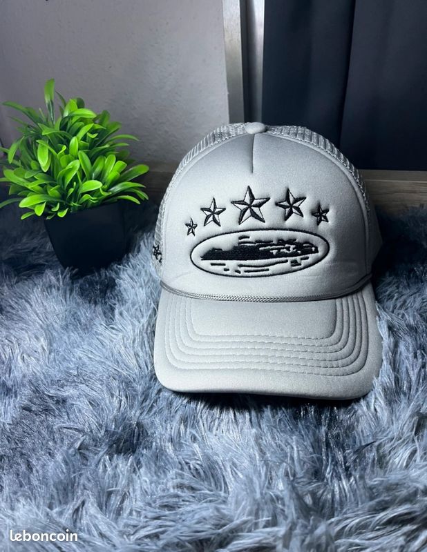Cement Corteiz 4Starz Alcatraz trucker hat