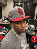 New Era San Francisco Giants snapback cap featuring embroidered wings and a team logo