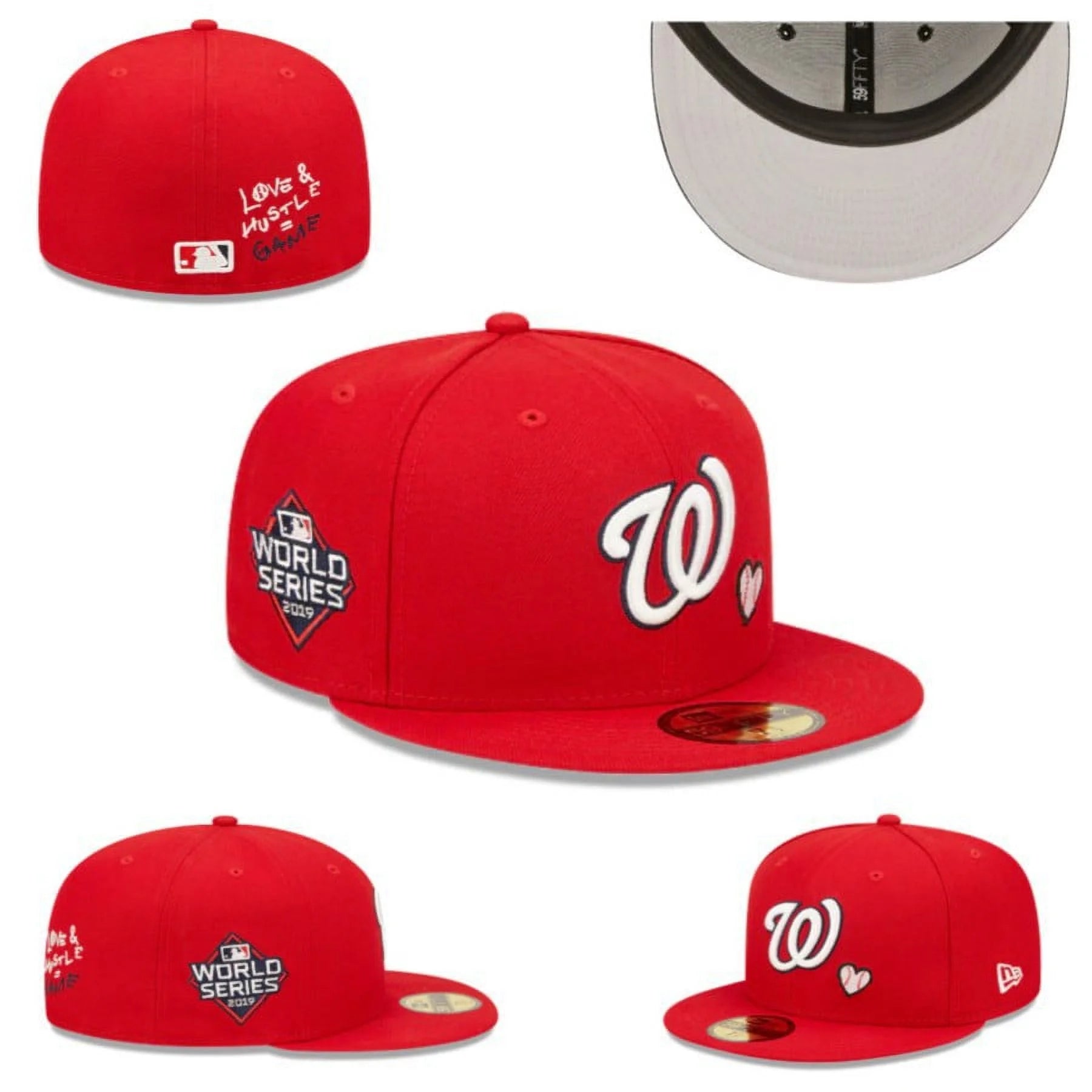 New Era Washington Nationals "Team of Heart" red 59FIFTY fitted cap