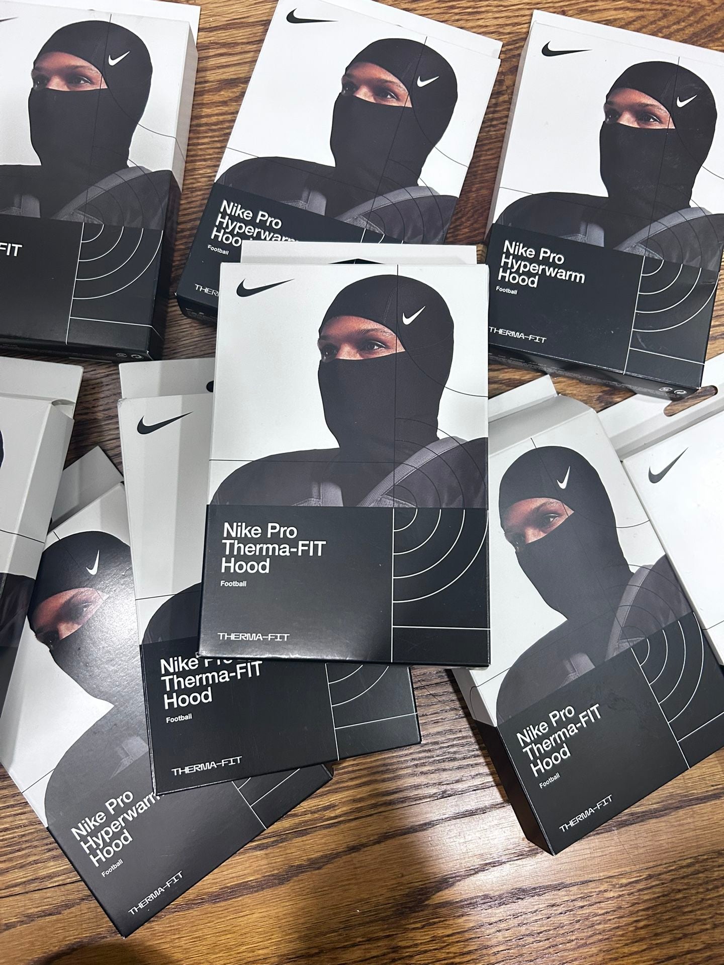 versatile Nike Pro Hyperwarm Hood, designed to function as both a full balaclava and a neck gaiter for cold-weather training black